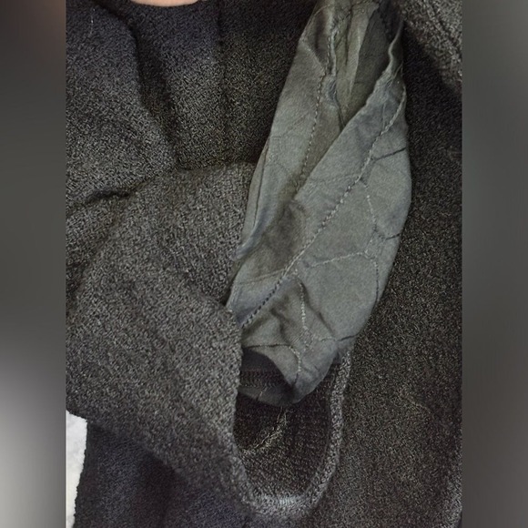 St John Couture Women's Knit Black Textured Blazer Gold Button Elegant Large - Picture 7 of 11